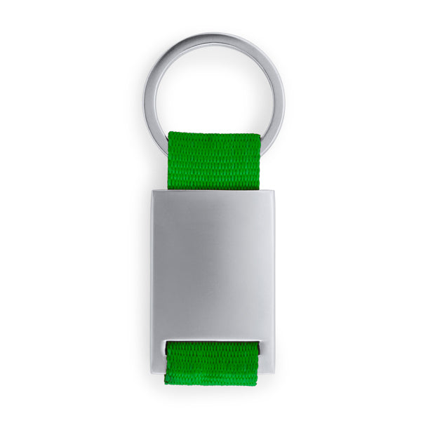 Llaveros MINERAL en color verde helecho para personalizar con tu logo, nombre o foto