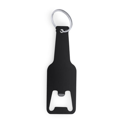Llaveros STOUT en color negro para personalizar con tu logo, nombre o foto