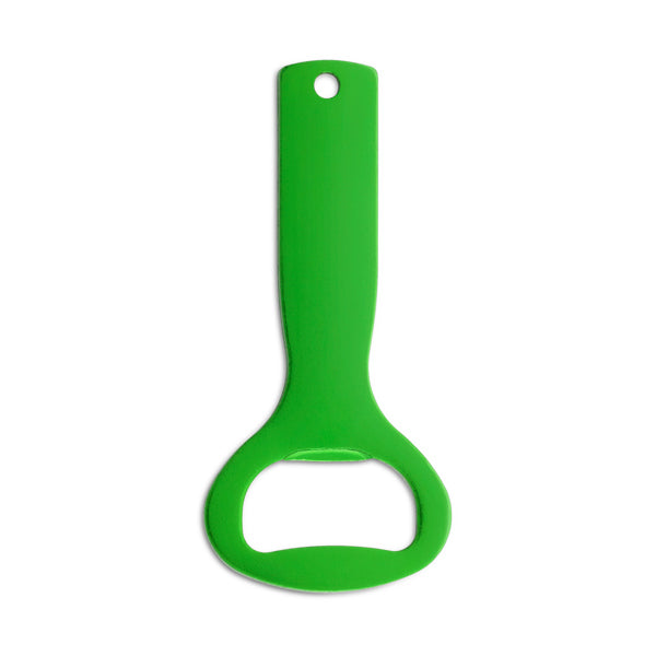 Llaveros LAGER en color verde helecho — impresión personalizada de tu logo