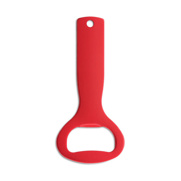 Llaveros LAGER en color rojo para personalizar con tu logo, nombre o foto