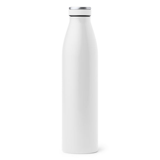 Bidón YISEL en color blanco para personalizar con tu logo, nombre o foto