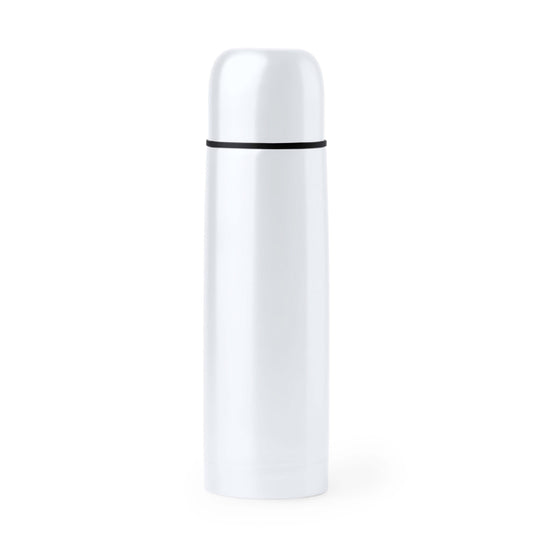 Termo SALVIA en color blanco para personalizar con tu logo, nombre o foto