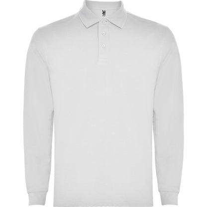Polo manga larga CARPE personalizable online — blanco, taller en Madrid