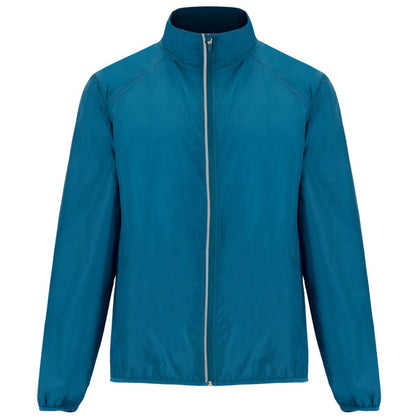 Cortavientos GLASGOW en color azul luz de luna para personalizar con tu logo, nombre o foto