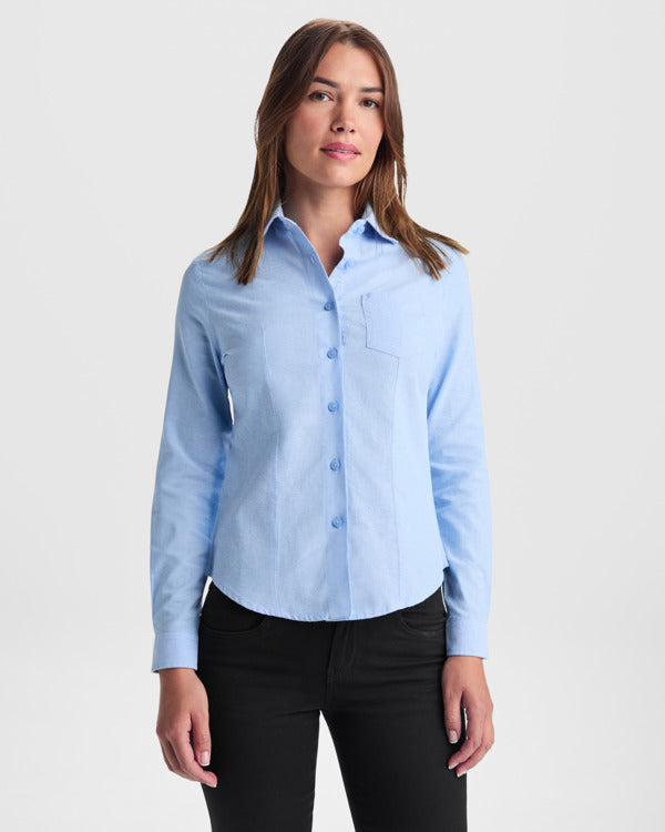 Camisa OXFORD WOMAN para personalizar con tu logo, nombre o foto