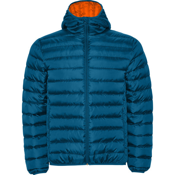 Abrigo NORWAY en color azul luz de luna — estampación y bordado de tu diseño