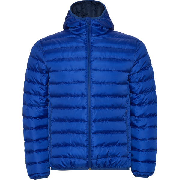 Abrigo NORWAY en color azul electrico para personalizar con tu logo, nombre o foto