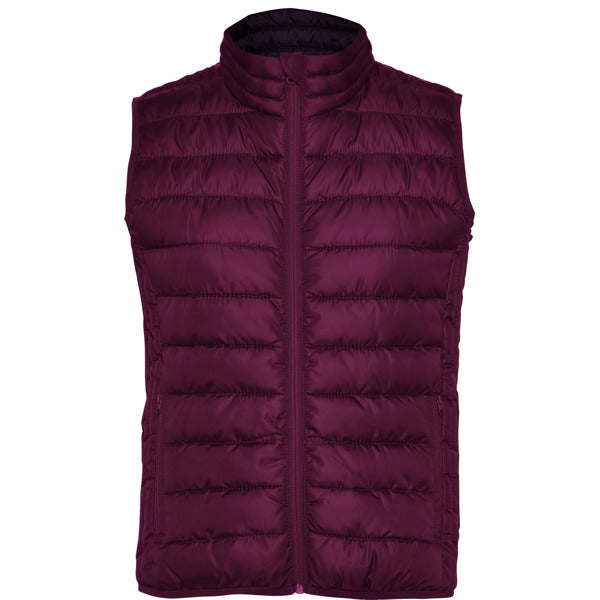Abrigo OSLO WOMAN en color rojo ciruela — estampación y bordado de tu diseño