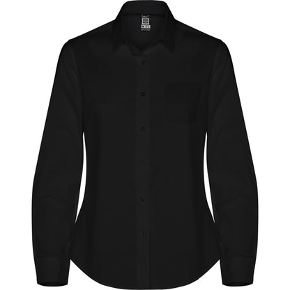 Camisa MOSCU WOMAN en color negro para personalizar con tu logo, nombre o foto