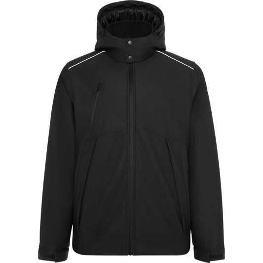 Parka EMIN en color negro, personalización a medida en Gráficas Hugo