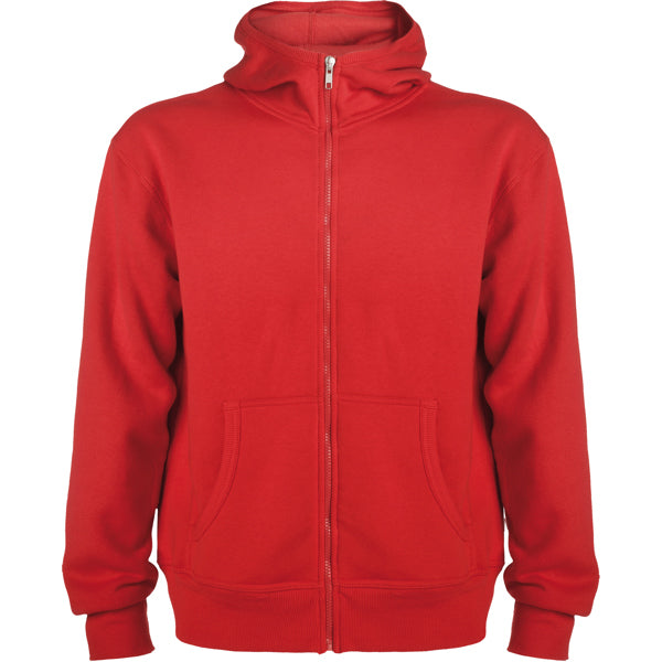 Chaqueta MONTBLANC en color rojo — estampación y bordado de tu diseño