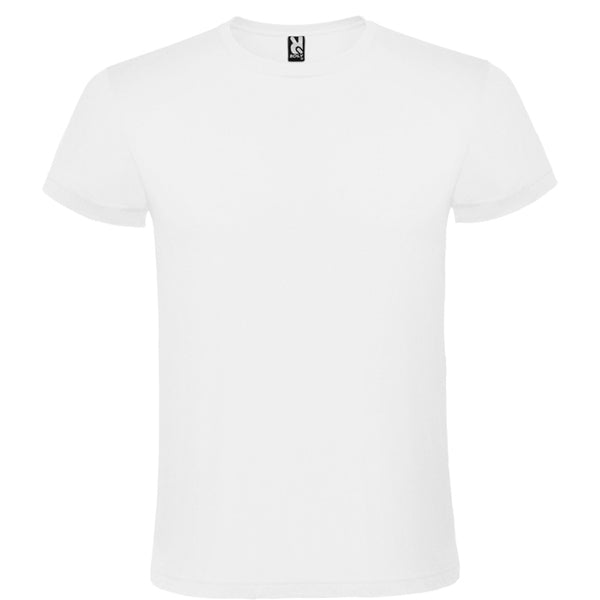 Camiseta manga corta ATOMIC 150 en color blanco, personalización a medida en Crea41