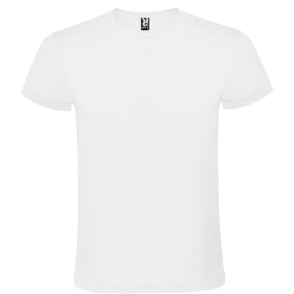 Camiseta manga corta ATOMIC 150 en color blanco, personalización a medida en Crea41