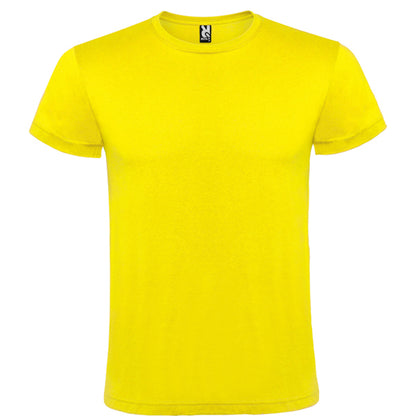Camiseta manga corta ATOMIC 150 personalizable online — amarillo, taller en Madrid