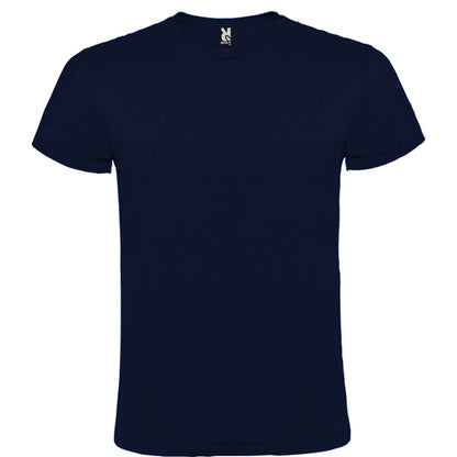Camiseta manga corta ATOMIC 150 en color marino para personalizar con tu logo, nombre o foto