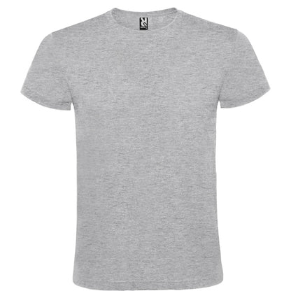 Camiseta manga corta ATOMIC 150 en color gris vigore, personalización a medida en Crea41