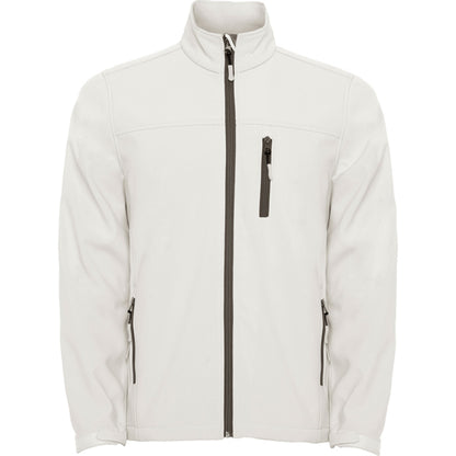 Softshell ANTARTIDA en color blanco perla, personalización a medida en Crea41
