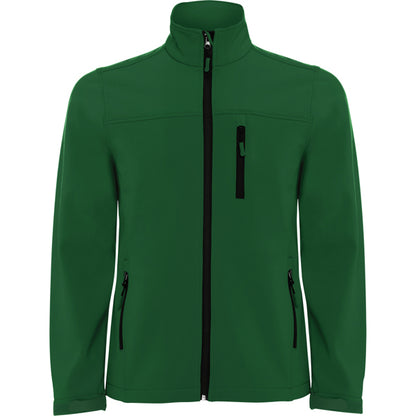 Softshell ANTARTIDA en color verde botella, personalización a medida en Crea41