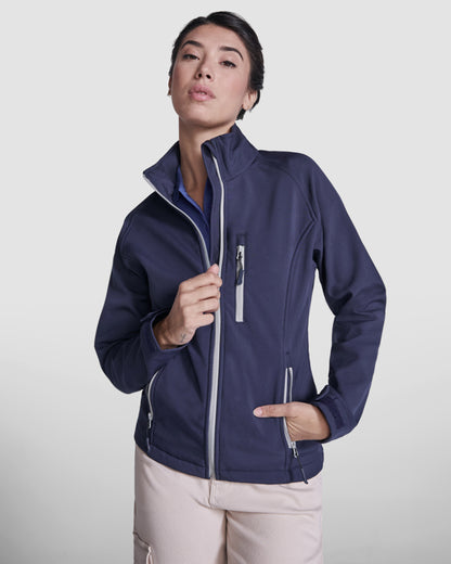 Softshell ANTARTIDA WOMAN — estampación y bordado de tu diseño