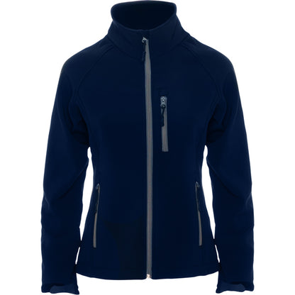 Softshell ANTARTIDA WOMAN personalizable online — marino, taller en Madrid