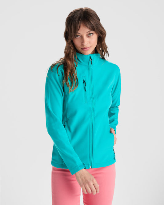 Softshell NEBRASKA WOMAN, personalización a medida en Gráficas Hugo