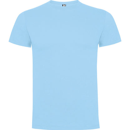 Camiseta manga corta DOGO PREMIUM en color celeste para personalizar con tu logo, nombre o foto