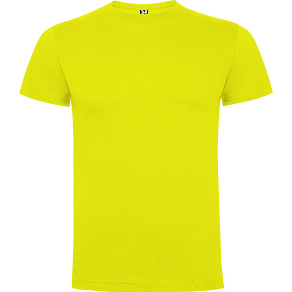Camiseta manga corta DOGO PREMIUM en color lima limon para personalizar con tu logo, nombre o foto