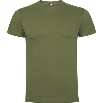 Camiseta manga corta DOGO PREMIUM en color verde militar — estampación y bordado de tu diseño