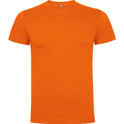 Camiseta manga corta DOGO PREMIUM en color naranja, personalización a medida en Gráficas Hugo