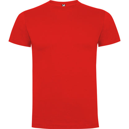 Camiseta manga corta DOGO PREMIUM en color rojo para personalizar con tu logo, nombre o foto