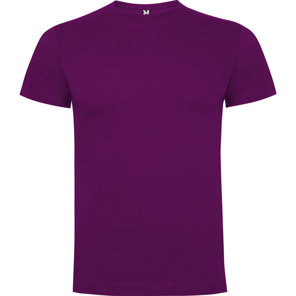 Camiseta manga corta DOGO PREMIUM en color purpura — estampación y bordado de tu diseño