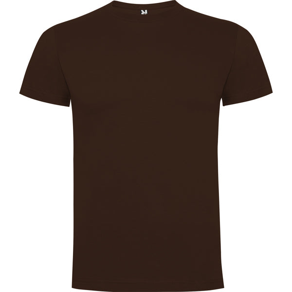 Camiseta manga corta DOGO PREMIUM en color chocolate, personalización a medida en Gráficas Hugo
