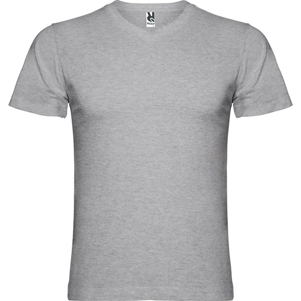 Camiseta manga corta SAMOYEDO personalizable online — gris vigore, taller en Madrid