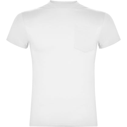 Camiseta manga corta TECKEL personalizable online — blanco, taller en Madrid