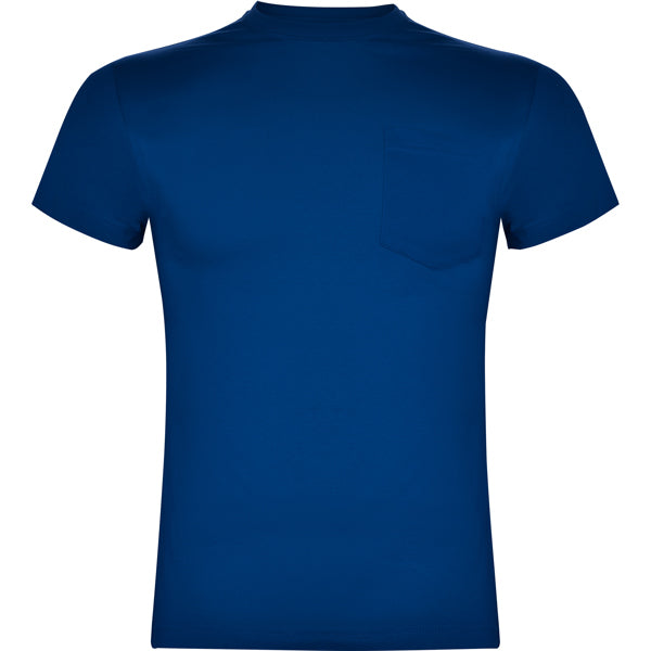 Camiseta manga corta TECKEL en color royal, personalización a medida en Gráficas Hugo