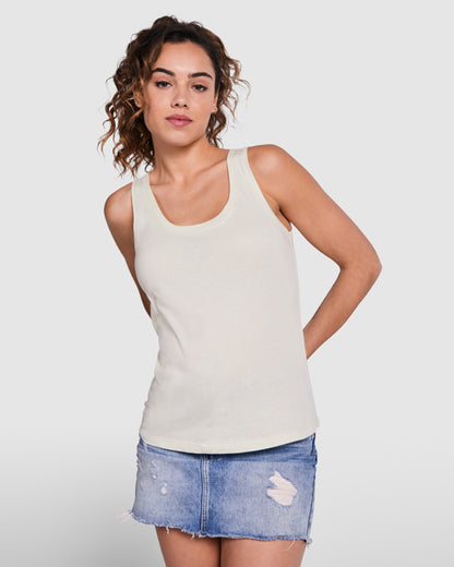 Camiseta de tirantes NARA personalizable online, taller en Madrid