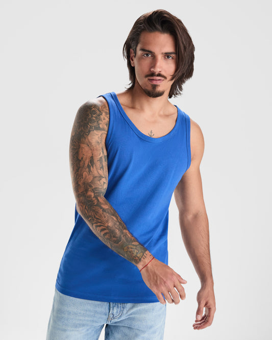 Camiseta de tirantes TEXAS para personalizar con tu logo, nombre o foto