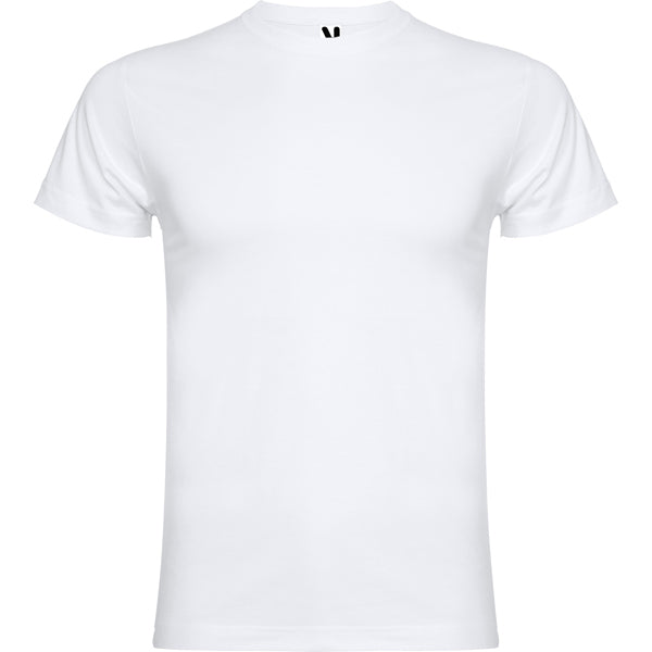 Camiseta manga corta BRACO en color blanco para personalizar con tu logo, nombre o foto