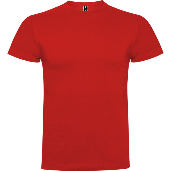 Camiseta manga corta BRACO en color rojo para personalizar con tu logo, nombre o foto