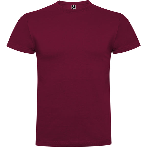 Camiseta manga corta BRACO en color rojo ciruela, personalización a medida en Crea41