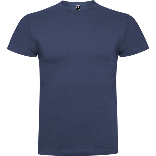 Camiseta manga corta BRACO personalizable online — azul denim, taller en Madrid