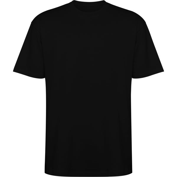 Camiseta manga corta BULL en color negro para personalizar con tu logo, nombre o foto