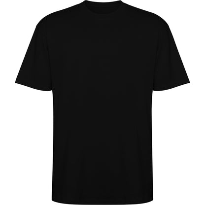 Camiseta manga corta BULL en color negro para personalizar con tu logo, nombre o foto