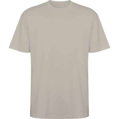 Camiseta manga corta BULL en color gris piedra — estampación y bordado de tu diseño