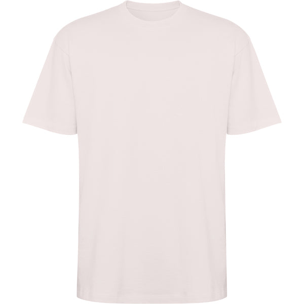 Camiseta manga corta BULL en color blanco vintage para personalizar con tu logo, nombre o foto