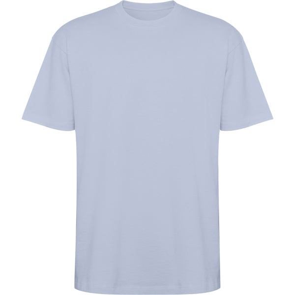 Camiseta manga corta BULL en color azul zen — estampación y bordado de tu diseño