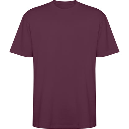 Camiseta manga corta BULL personalizable online — rojo ciruela, taller en Madrid
