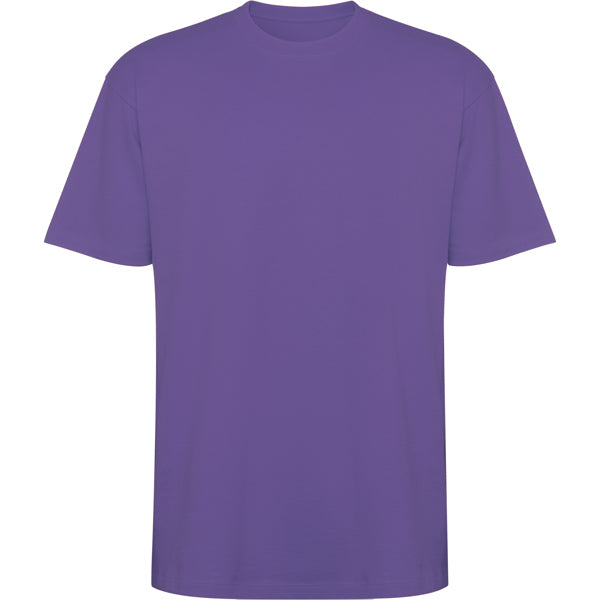 Camiseta manga corta BULL en color iris purpura para personalizar con tu logo, nombre o foto