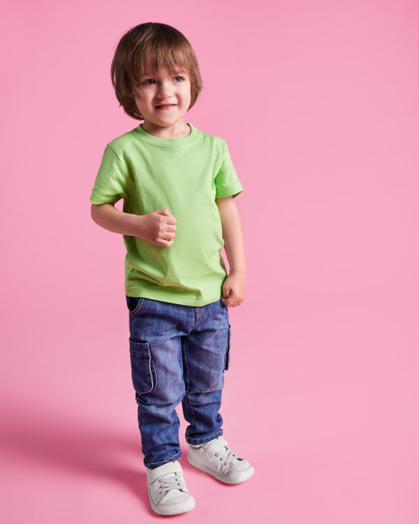 Camiseta manga corta BABY — estampación y bordado de tu diseño