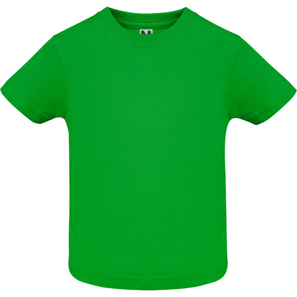 Camiseta manga corta BABY personalizable online — verde grass, taller en Madrid